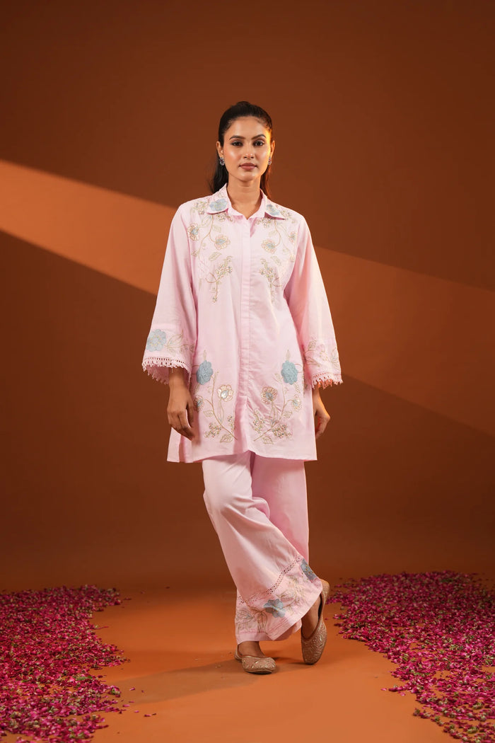 Cotton Pink Co-ord Set